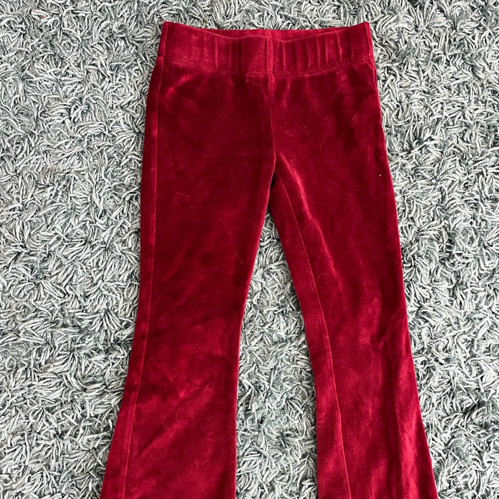 Cat & Jack flare velvet leggings size 4/5